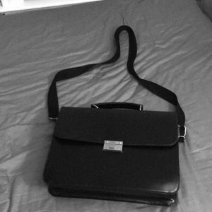 Aldo Leather Messenger Bag